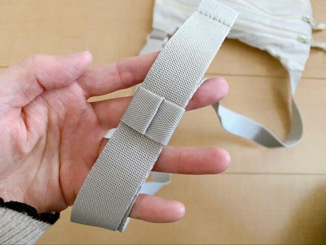 【無印良品 撥水リップストップミニショルダーバッグ】ななめ掛けだけでなく、ウエストポーチとしても使えます◎