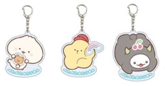 「デカアクリルキーホルダー(全3種)」＜各1,320円＞【「ぺたぺたみにりあん」初のPOP UP SHOP】