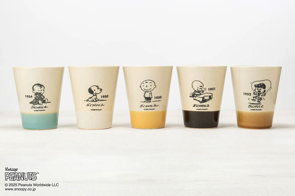 PEANUTS】スヌーピーたちの「75周年限定食器」全10種がかわい