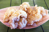 【角上魚類の「ご飯に合う魚&惣菜」ランキング 8位】「真だら白子天ぷら」1盛 時価(500円(税込)前後)