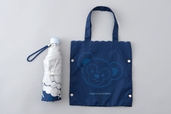 晴雨兼用傘 ¥4,500 ※親骨の長さ約50cm｜ダッフィー新グッズ「Cape Cod Holiday」シリーズ｜東京ディズニーシー