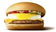 【マクドナルド レギュラーバーガー人気ランキング 9位】「エグチ（エッグチーズバーガー）」240円～（税込）