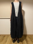 【無印良品　強撚 シアーカシュクールワンピース】前を開ければジレとしても使えておしゃれ！