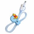 プーさん iPhone/micro USB用USBコード 2in1 コードバンド付き POOH'S BALLOON 2,640円