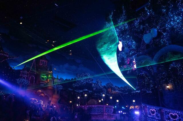 イルミネーションショー「クロミとオーエンのHalloween illumination」｜サンリオピューロランド ハロウィーンスペシャルイベント「PUROHALLOWEEN」