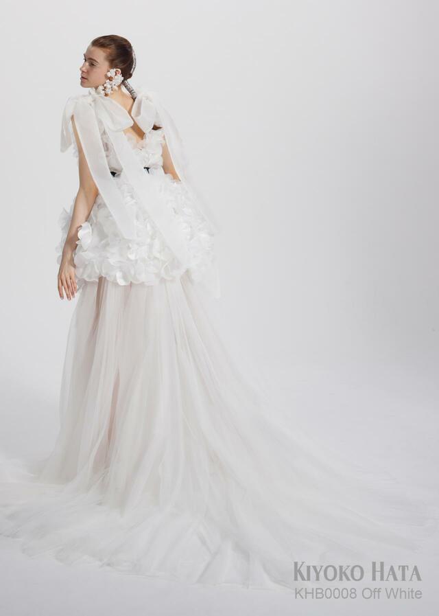 「KIYOKO HATA」新作ウェディングドレス KHB0008_OffWhite