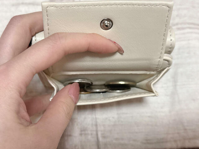 スペースは小さめなので、コインは少量向き