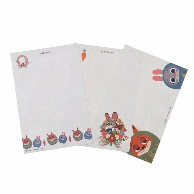 ジュディ・ホップス＆ニック・ワイルド ポストカード セット HAPPY JUDY YEAR 330円