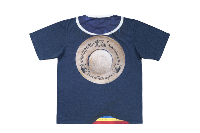 Tシャツ（大人用） S、M、L、LL 各¥2,700／3L¥3,000 ｜東京ディズニーシー「17thアニバーサリー」グッズ｜2018年9月3日（月）発売