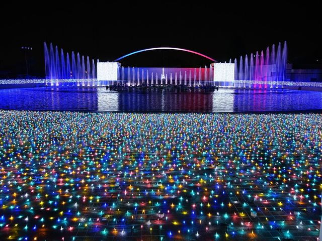 昨年も大人気だった噴水ショーがさらに進化（よみうりランド）