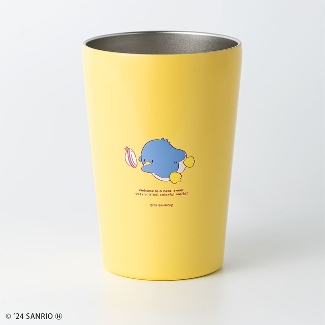 【タキシードサム 真空断熱カフェタンブラー】背面もかわいい