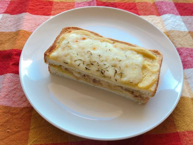 「和風クロックムッシュ」