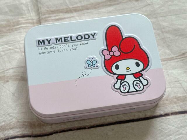 手のひらサイズのヒンジ付きの缶ケース！