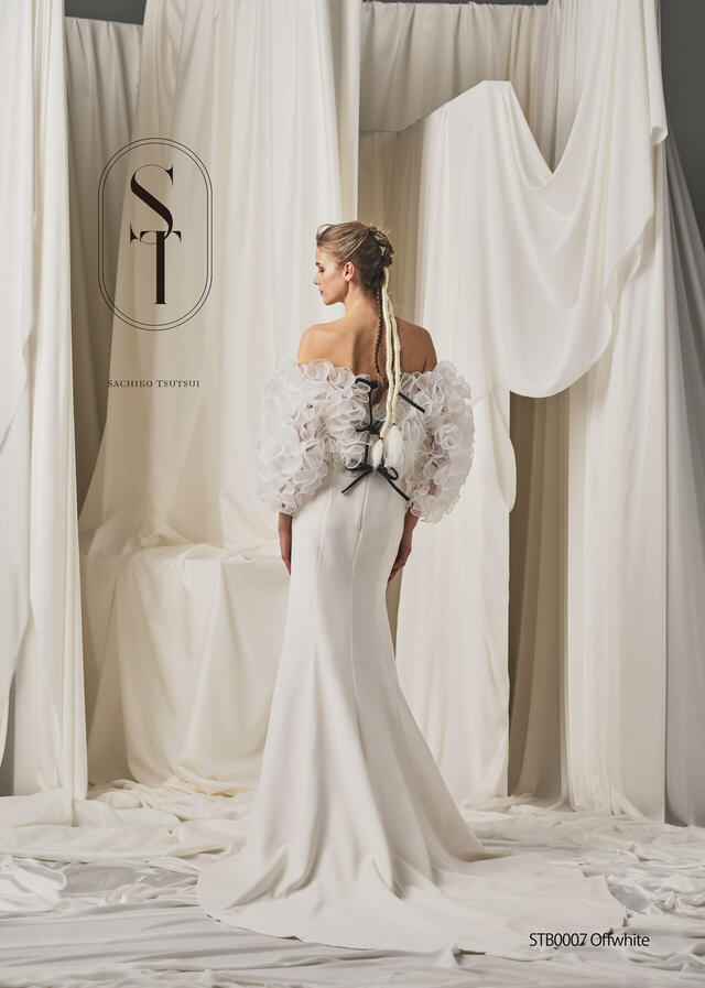 クラウディア|「ST(サチコツツイ)」新作ウェディングドレス|STB0007_Offwhite