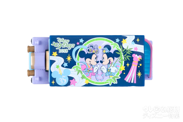 ディズニー･ビークル･コレクション オムニバス トミカ 1,200円｜高さ約4×幅約3×長さ約7.5cm｜東京ディズニーリゾート「ディズニー七夕デイズ」