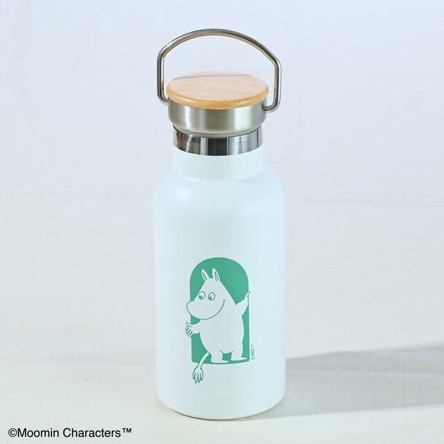 「CAFE@HOME ムーミン谷 オリジナルステンレスボトル」＜価格：2,500円（税込）＞ 【ムーミンオリジナル巾着＆ボトル付きも！数量限定『CAFE@HOME ムーミン谷 水淹れアイスコーヒー』発売スタート！】
