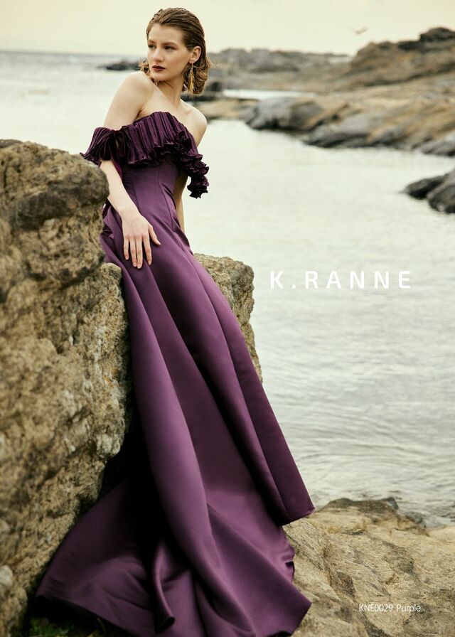 「K.RANNE-クランネ-」新作ウェディングドレス KNE0029_Purple