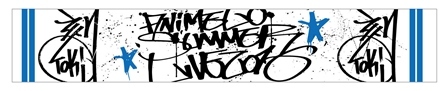 マフラータオル  GRAFFITI WHITE　©Animelo Summer Live 2016/MAGES.