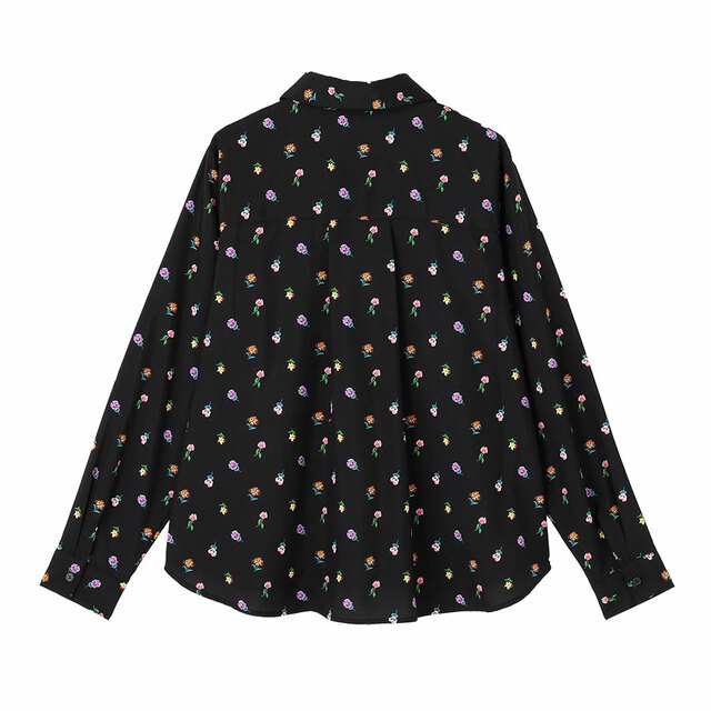 【マリークワント×アリス・イン・ワンダーランド】フラワーズオブワンダーランド ブラウス