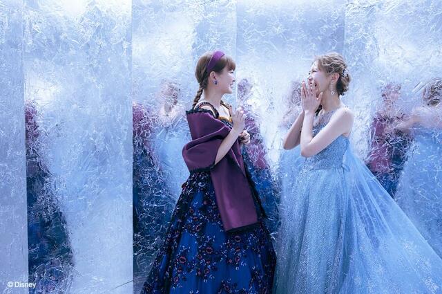 リトル・マーサ 名古屋店｜「ディズニー ウエディングドレスコレクション」着用フォトプラン｜ン撮影例／アナと雪の女王