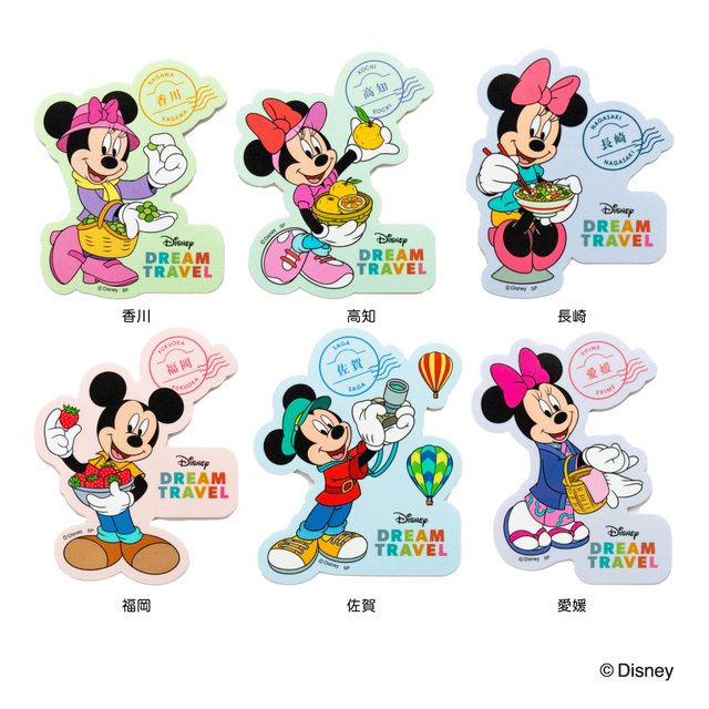 ドリームトラベル キャラクターステッカー