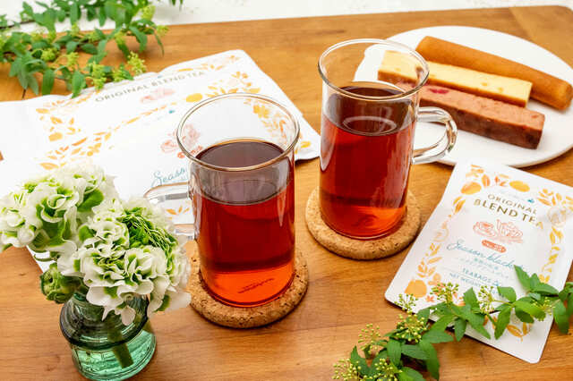 【キル フェ ボン】「季節の紅茶~スプリングアールグレイ~」ティーバッグ (3個入) ¥594 / (8個入) ¥1,296 ※無くなり次第終了 販売店舗:全12店舗・公式オンラインストア(3個入は公式オンラインストアでの販売はありません)