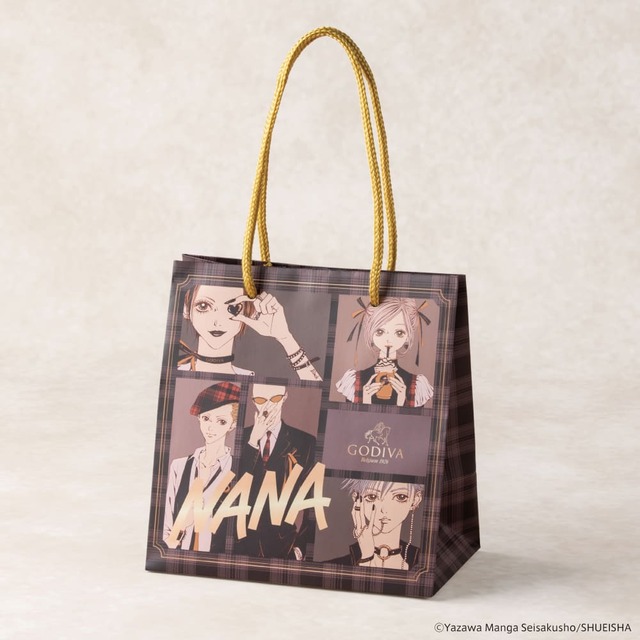 【ゴディバ×NANAコレクション】「ゴディバ×NANA コレクション ギフトバッグ S」275円(税込み)※「ゴディバ×NANA コレクション」のチョコレートを購入いただいた方のみ、同点数分を購入可能