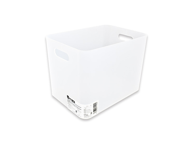 【DAISO収納グッズランキング 第1位】「積み重ね収納ボックス（深型、15.2cm×21.5cm×16.3cm）」110円（税込）