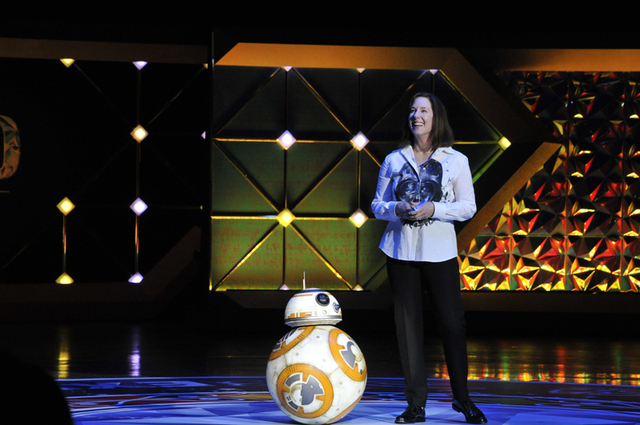 キャスリーン・ケネディとBB-8