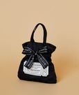 【Maison de FLEUR cinema】「シネマミニリボントート(Black)」5,500円