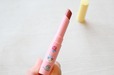 【ファミリーマート Mitea ORGANIC「どうぶつの森」コレクション】色持ちばっちりのリップスティック。写真はストロベリーピンク。色もかわいい！