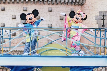 東京ディズニーリゾートのお正月 和服姿にうっとり ミッキー アンバサダーがご挨拶 2 2 ディズニー特集 ウレぴあ総研