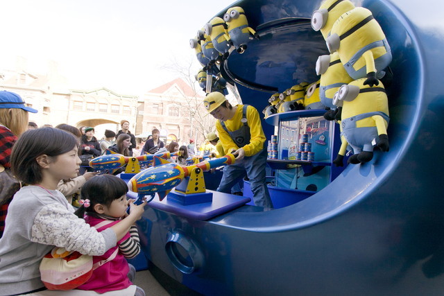 ミニオン・プラザにある「ミニオン・スペース・キラー」