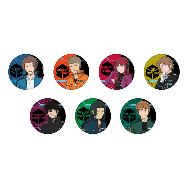 缶バッジ/ワールドトリガーフェスティバル 2022 ©葦原大介/集英社・テレビ朝日・東映アニメーション