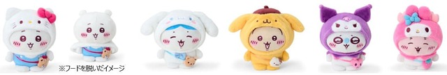 【ちいかわ×サンリオキャラクターズ】ぬいぐるみ（全5アイテム） 各3,696 円