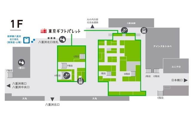 東京ギフトパレットMAP