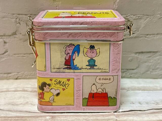 スヌーピー　スクエアキャニスターティン／税込1,134円