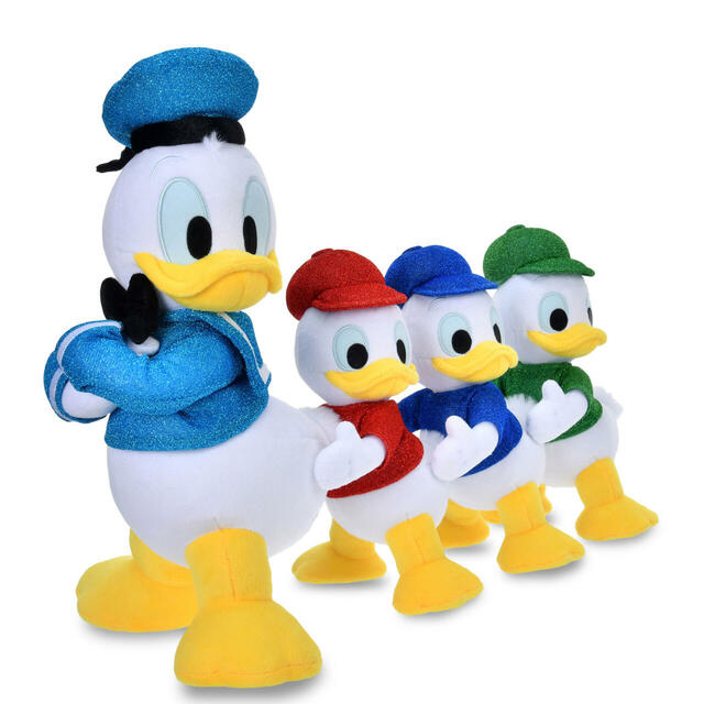 ドナルド&ヒューイ、デューイ、ルーイ ぬいぐるみ Exclusive Magic 18,000円