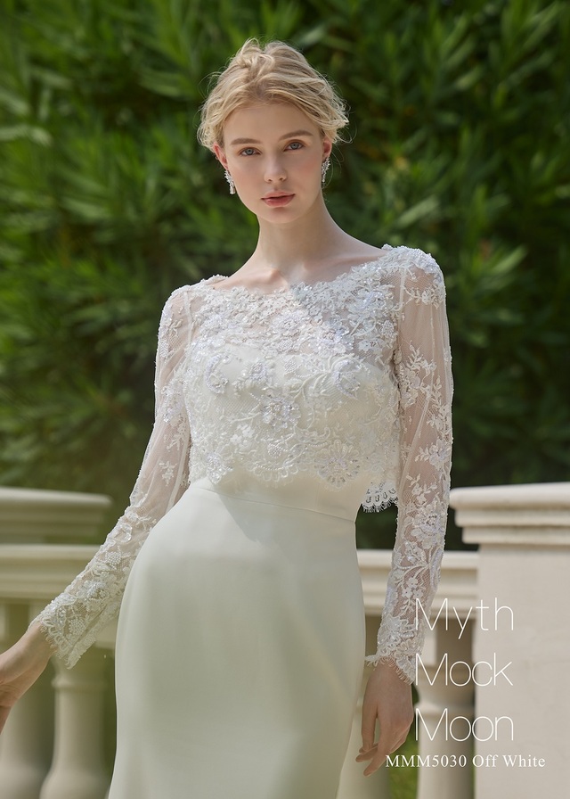 クラウディア|Myth Mock Moon(ミスモックムーン)新作ウェディングドレス|MMM5028_OffWhite