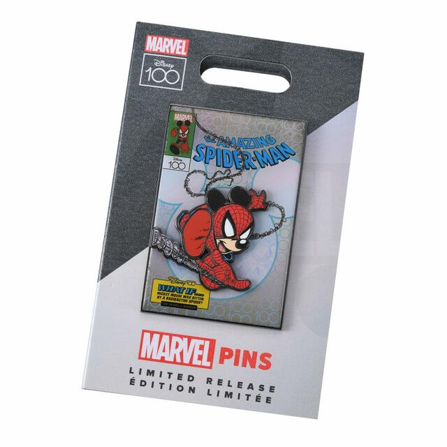 マーベル ミッキー ピンバッジ The Amazing Spider-Man Disney100 special MARVEL comic cover series 2,090円