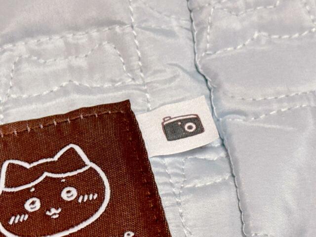 ハチワレの宝物である宝物であるカメラのミニタグも付いてます!