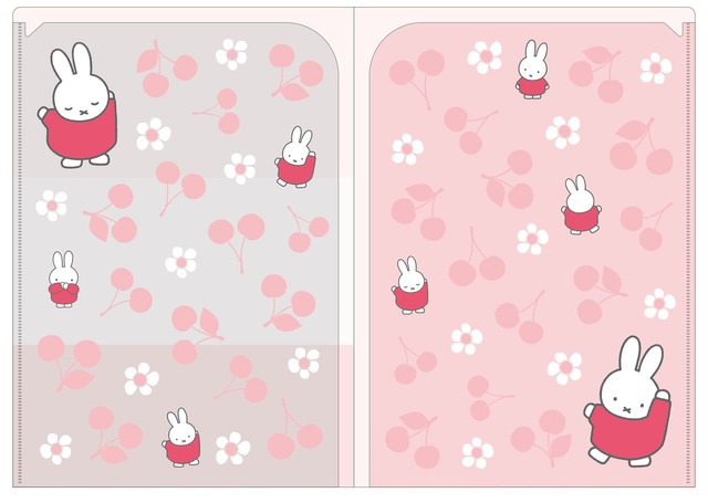 【そごう大宮店 ミッフィーzakkaフェスタ】「Wポケットクリアファイル」￥495（A4サイズ）