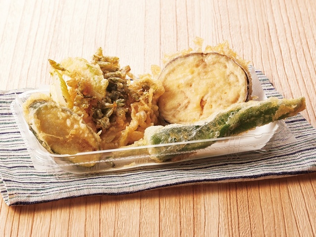 『国産夏野菜の天ぷら盛合わせ』