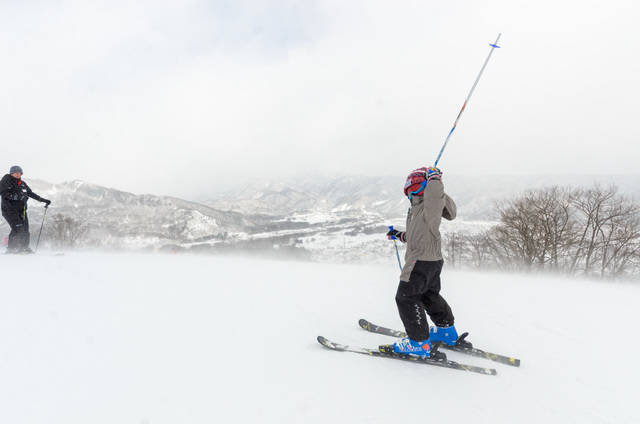 白馬八方尾根スキー場｜｜スノーウェア提供：ISBJORN（イスビョン）