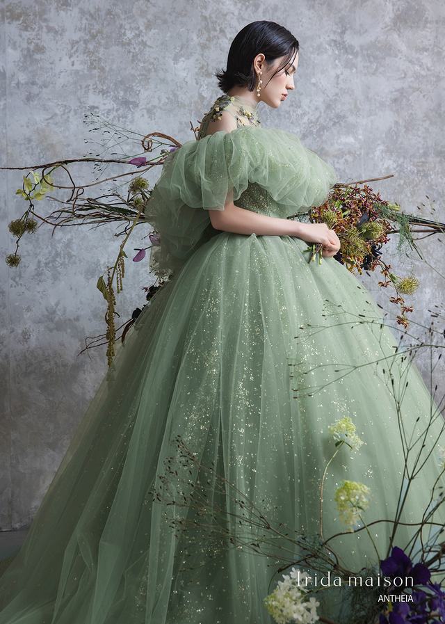 クラウディア|「Irida maison(イリーダメゾン)」新作ウェディングドレス|IM-0048_Green