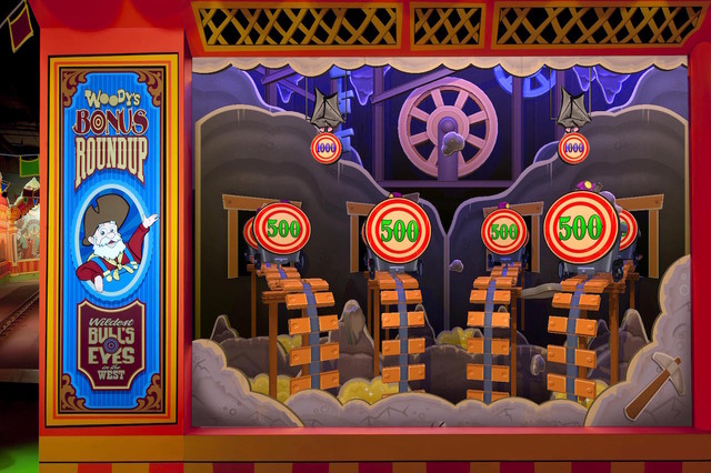 「ウッディのボーナスラウンドアップ」の画面