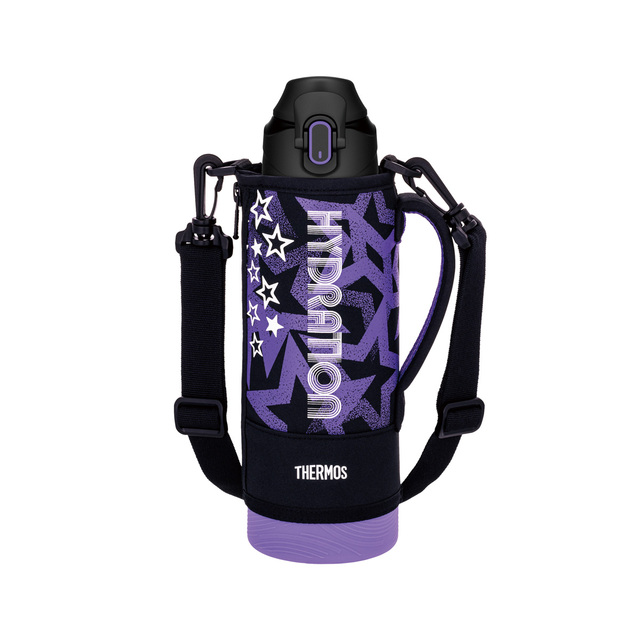 真空断熱スポーツボトル／FJS-800F ブラックパープル
