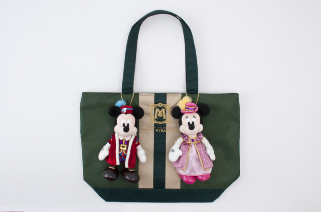 ホテルエクスクルーティブ/ぬいぐるみバッジ付きトートバッグ　東京ディズニーシー・ホテルミラコスタ