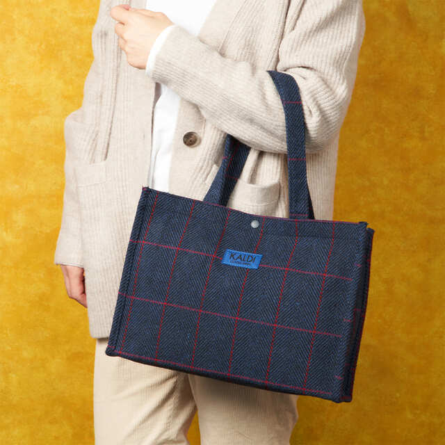 【カルディ「ウィンターバッグ」】ウィンターバッグを持ったイメージ