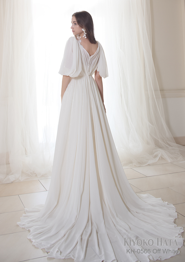【KIYOKO HATA キヨコハタ】新作ウェディングドレス：KH-0566_OffWhite